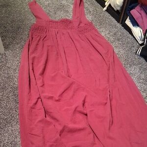 Free People Sleeveless Maxi Dress in Dusty Rose